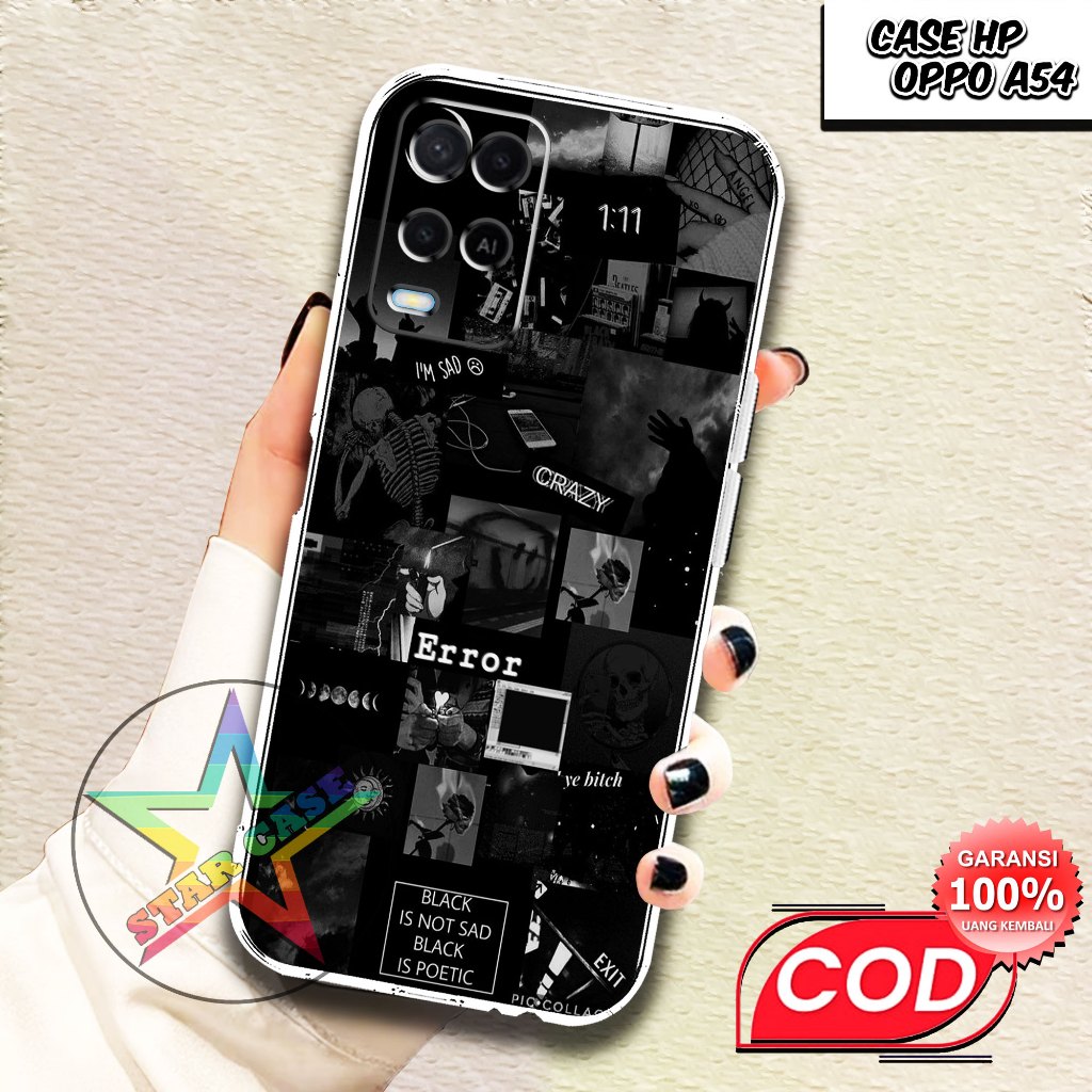 Case OPPO A54 TERBARU Motif [kucing] Terlaris Casing OPPO A54 Terbaru Softcase Clear Protected Camer