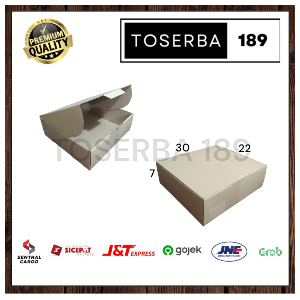 

kardus packing diecut/box pizza uk 30x22x7 cm
