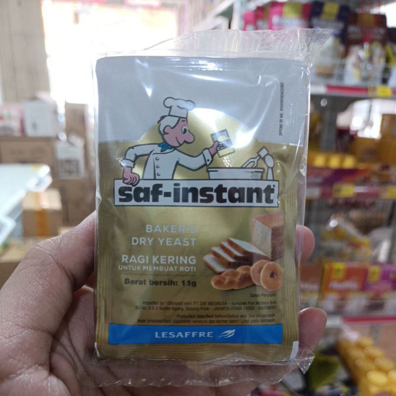 

Saf Instant / ragi instan kemasan sachet / box 11 gram