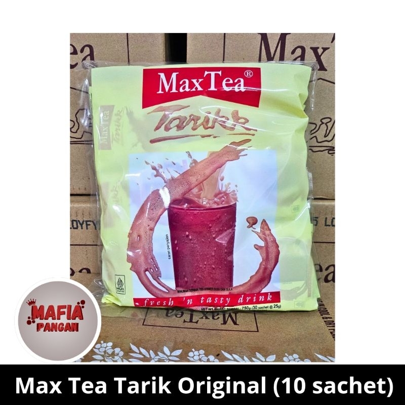 

Max Tea Teh Tarik 1 renteng / 10 sachet