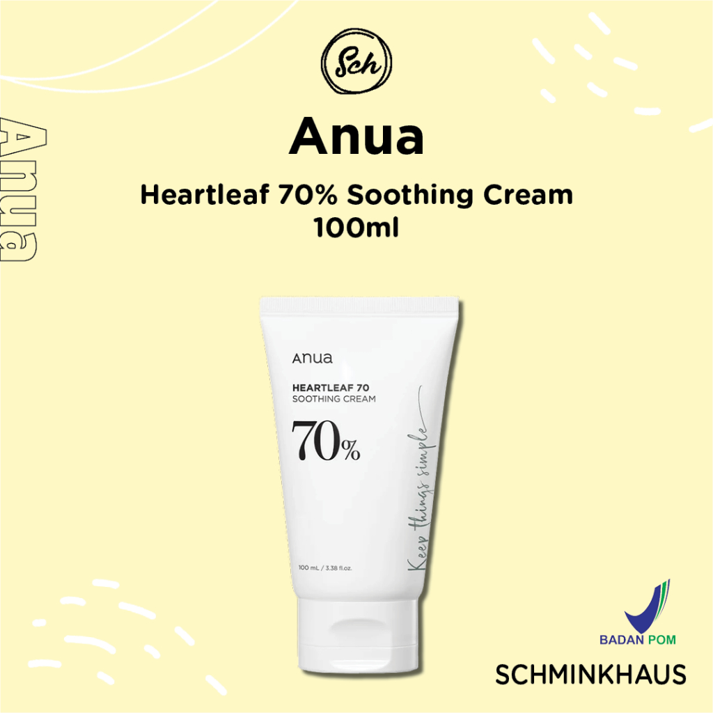[BPOM] ANUA Heartleaf 70% Soothing Cream 100ml