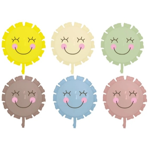 

1pack / 50biji Matahari Smile (BALON GAS/FOIL/TERBANG/KARAKTER )