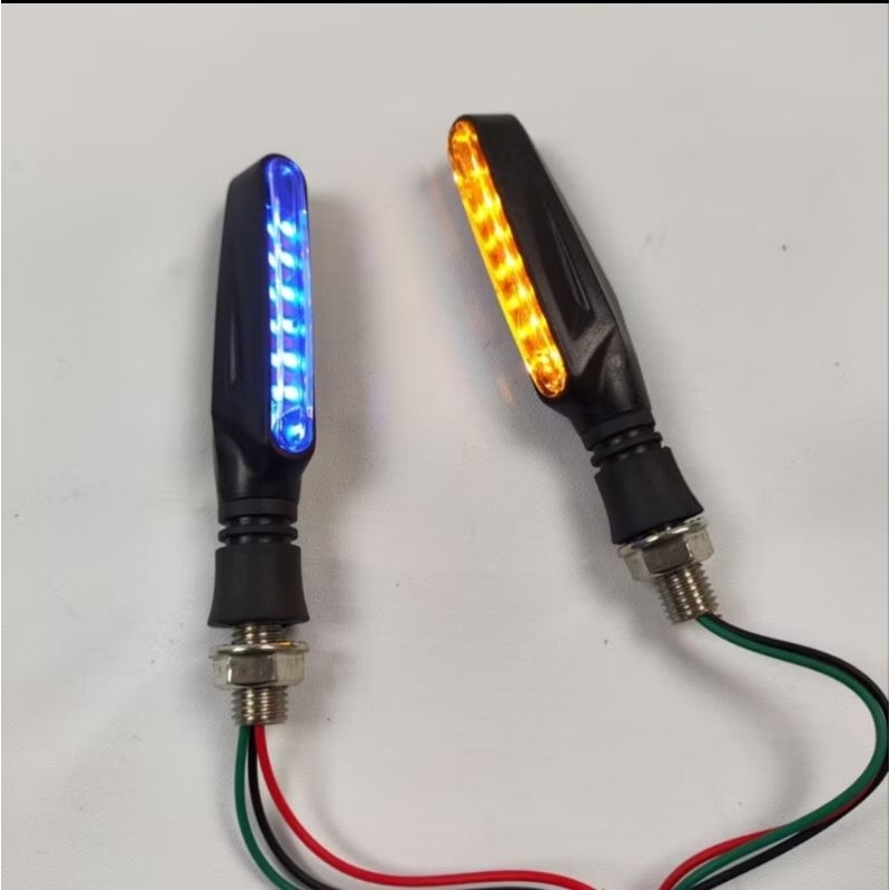 Sein Running Lampu Sein Running Led Lidi 2 Mode Universal Motor Vixion Tiger megapro CB Verza