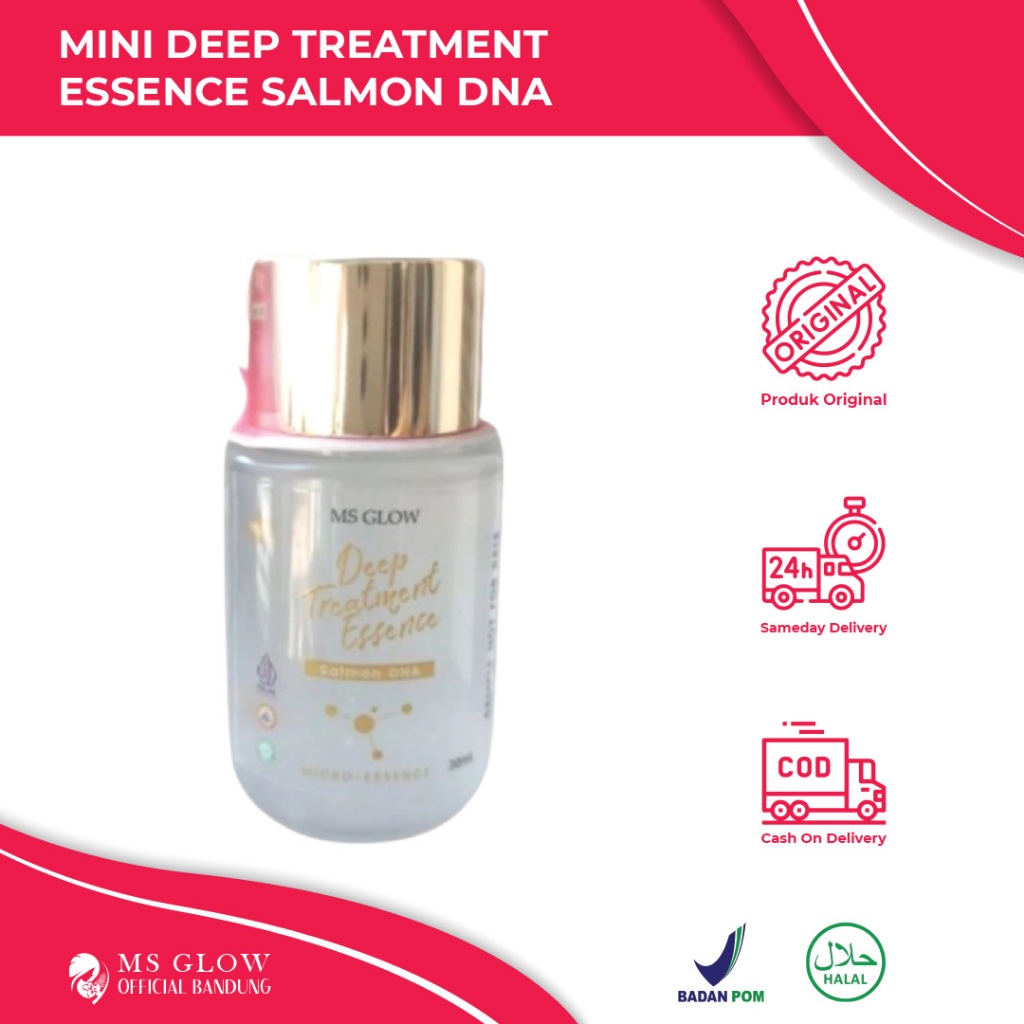 MS Glow Original Mini Deep Treatment Essence Salmon DNA by MS GLOW BANDUNG ID