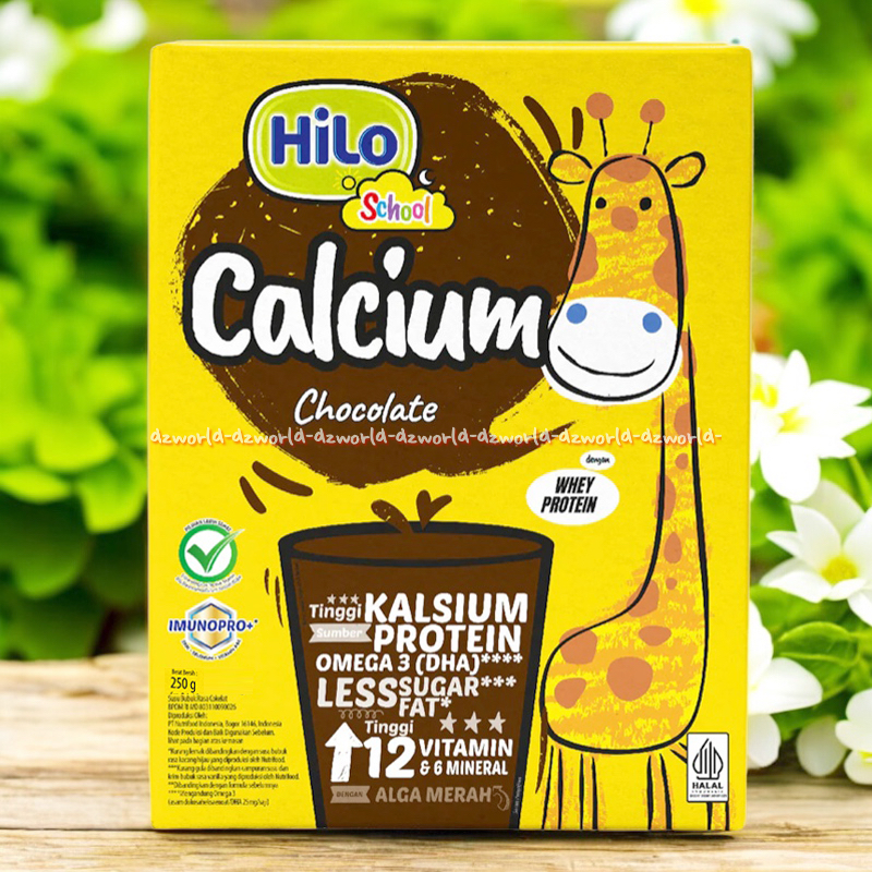 

Hilo School 250gr Calcium Chocolate Susu Coklat Remaja Tinggi Kalsium Protein Less Sugar 12Vitamin Hailo Skul Imunopro Cokelat 250 gram