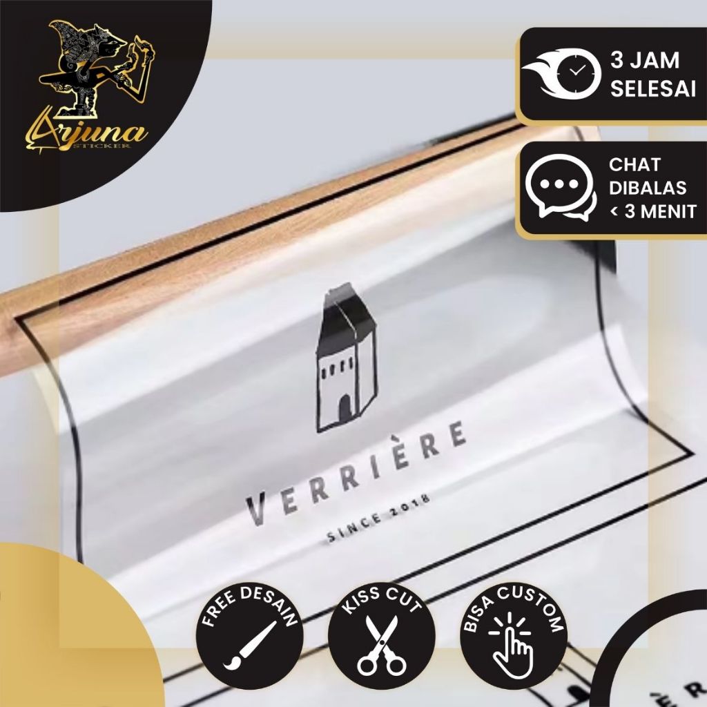 

SPV 8 7-15 Arjuna Cetak Stiker Vinyl Kotak Label Makanan Print Sticker Custom Kemasan Termurah