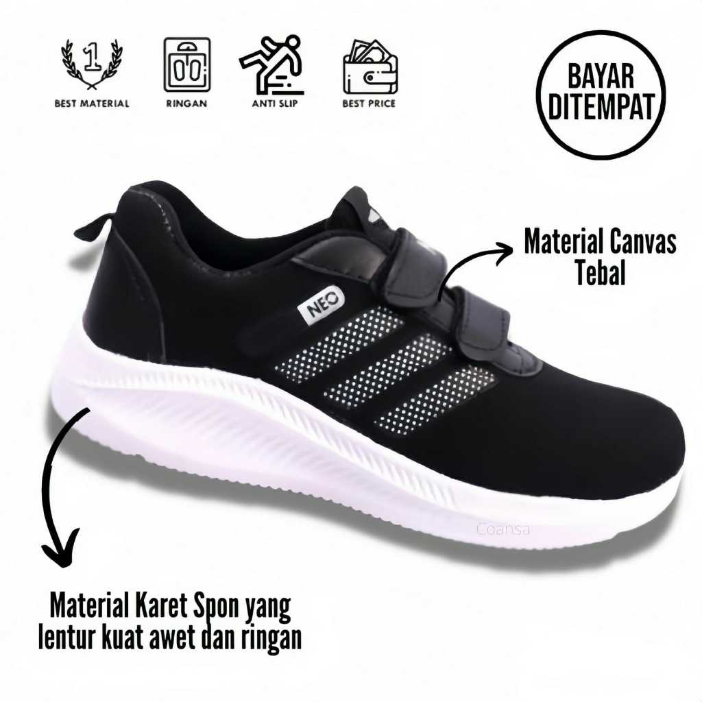Sepatu Olahraga Anak Laki-Laki Kekinian Sepatu Sekolah Anak Laki-Laki Sepatu Trending Sepatu Anak