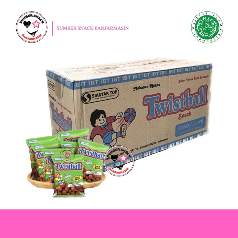 

Twistball Snack Ball Coklat Box (Isi 4 Renceng/Box) (400g)