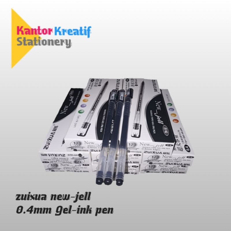 

Ballpoint Zuixua Jell isi 12, Warna Hitam ( 1 pax/12 Pcs)