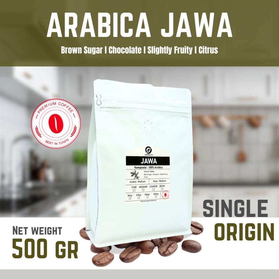 

AROMAYA Kopi Arabika Jawa Arabica Coffee 500 gram