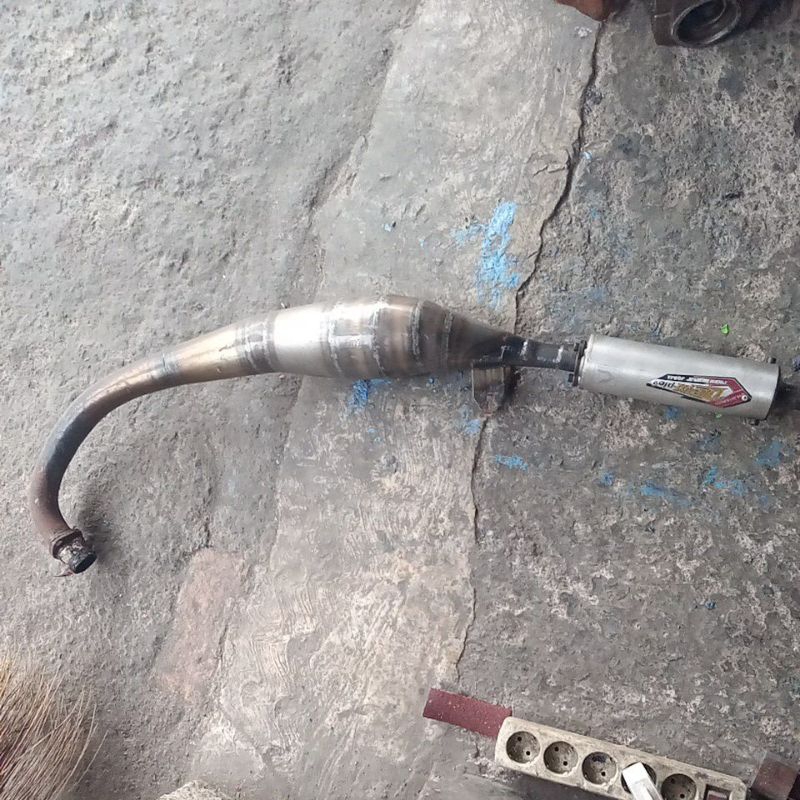 knalpot creampie satria 2 tak hiu lumba