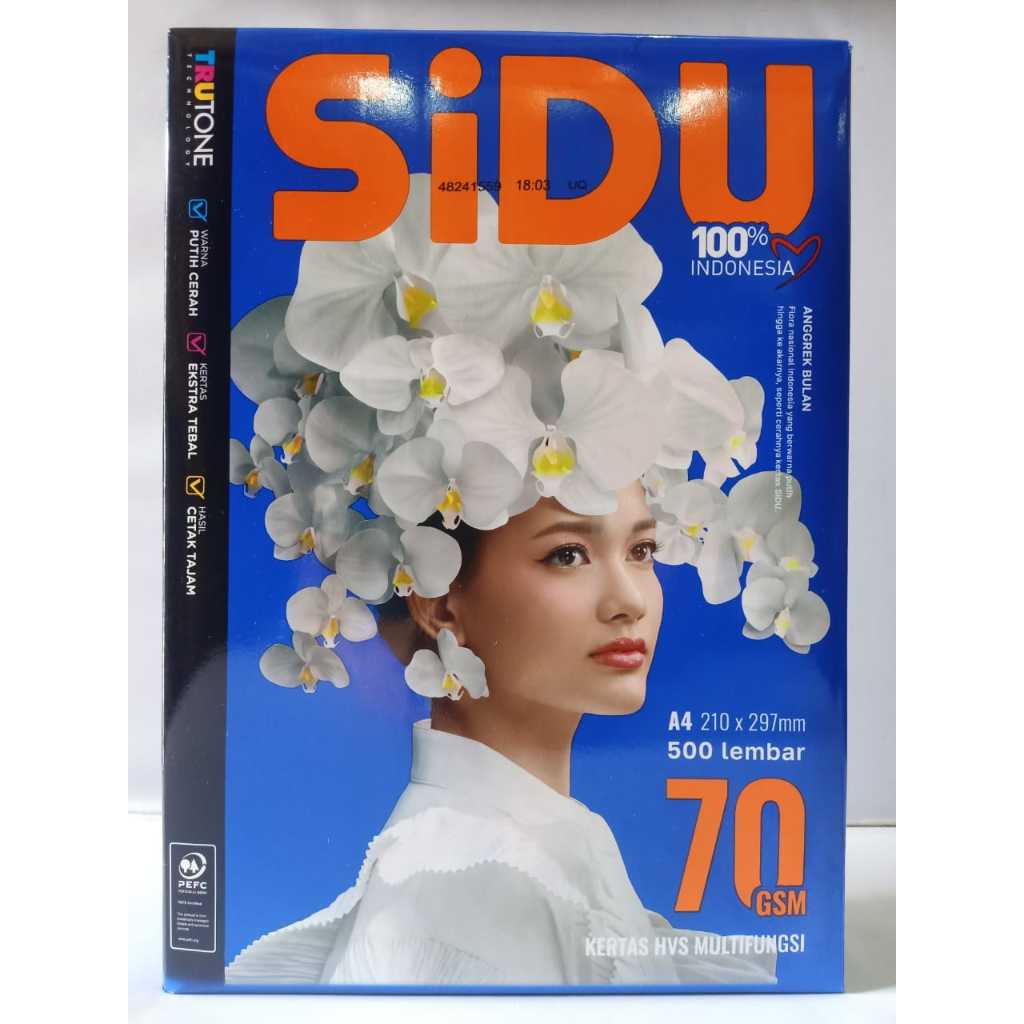 

Kertas HVS SIDU A4 70gsm / Kertas Fotocopy SIDU