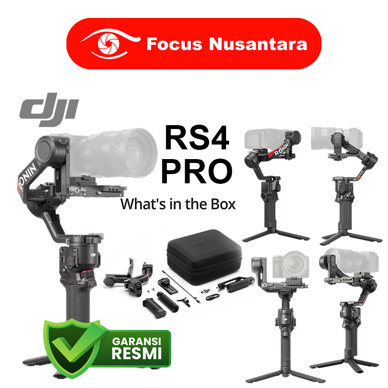 DJI RS 4 Pro Basic Gimbal Stabilizer DJI Ronin RS4 Pro Combo Gimbal Stabilizer Kamera GARANSI RESMI