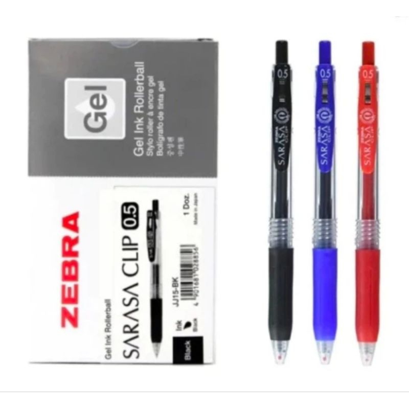 

Pen Pulpen Pena SARASA Clip 0.5/0.7 Hitam/Biru