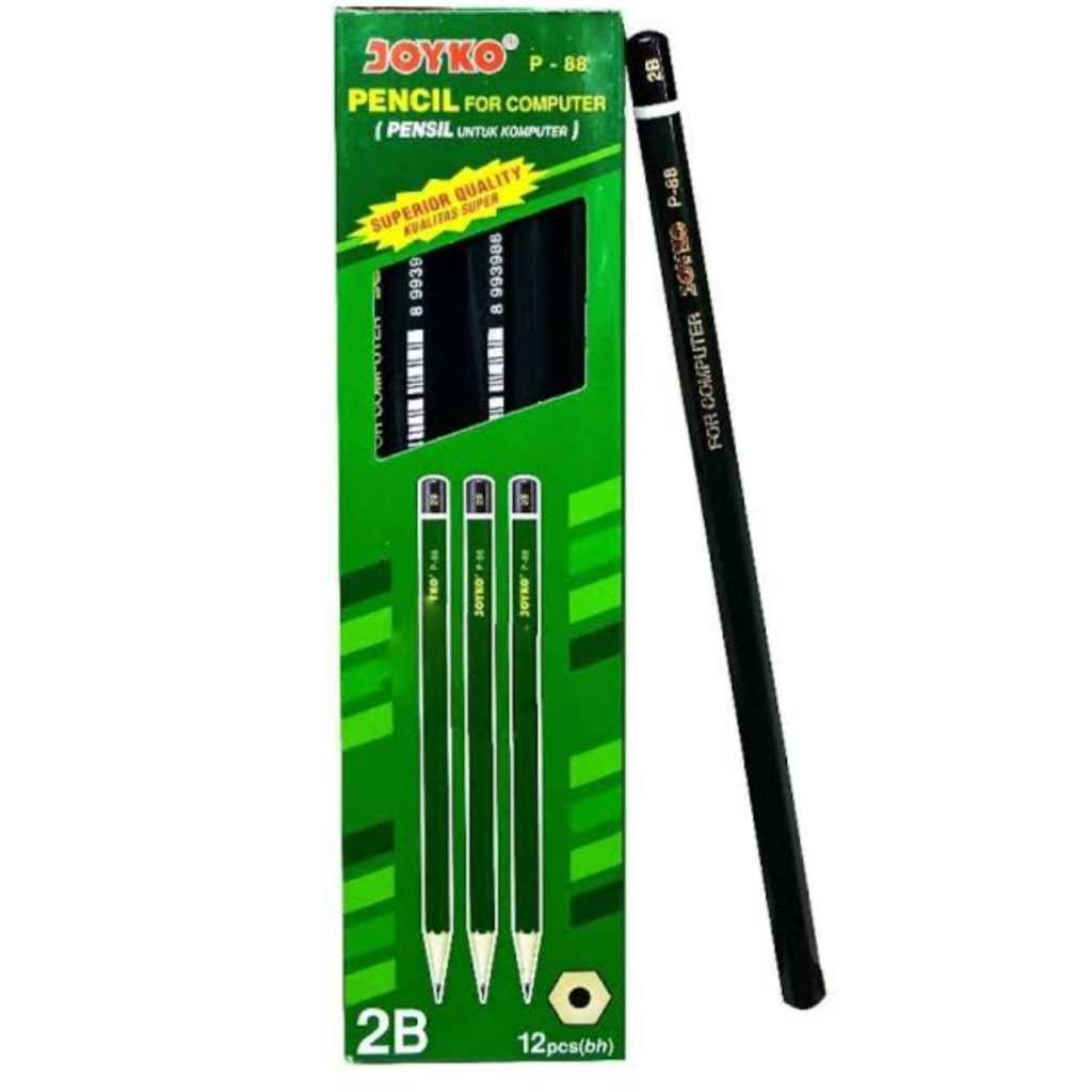 

pensil 2B 1pack 12pcs / pencil 2B joyko p-88 / pencil 2B