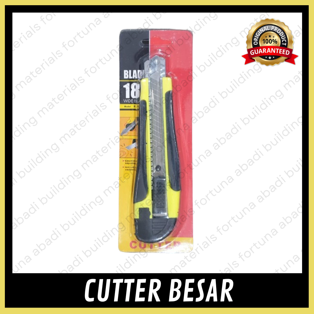 

Cutter Besar Blester Warna Randon Cutter Knife