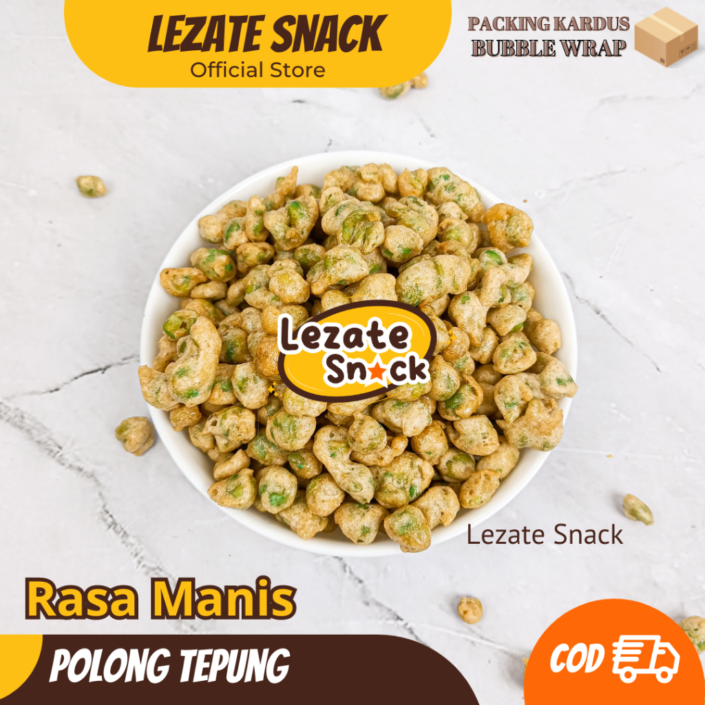 

Sedap Snack - Kacang Polong Tepung Manis 1KG Kiloan Murah Enak Gurih / Kacang Kapri Tepung Bali Gurih Pedas Kacang Kiloan Murah Kacang Campur Lezate Snack Tari Poetri Bali Matahari