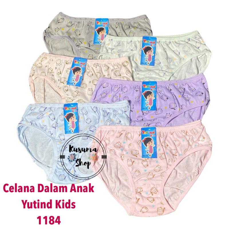 (1pcs) Celana Dalam Anak Perempuan Yutind Kids 1184 usia 3-7thn