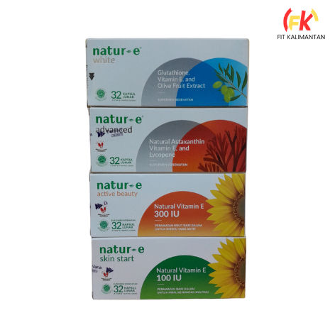 Natur E White / Natur E Advance / Natur E 300 ui / Natur E 100 ui isi 32 kapsul