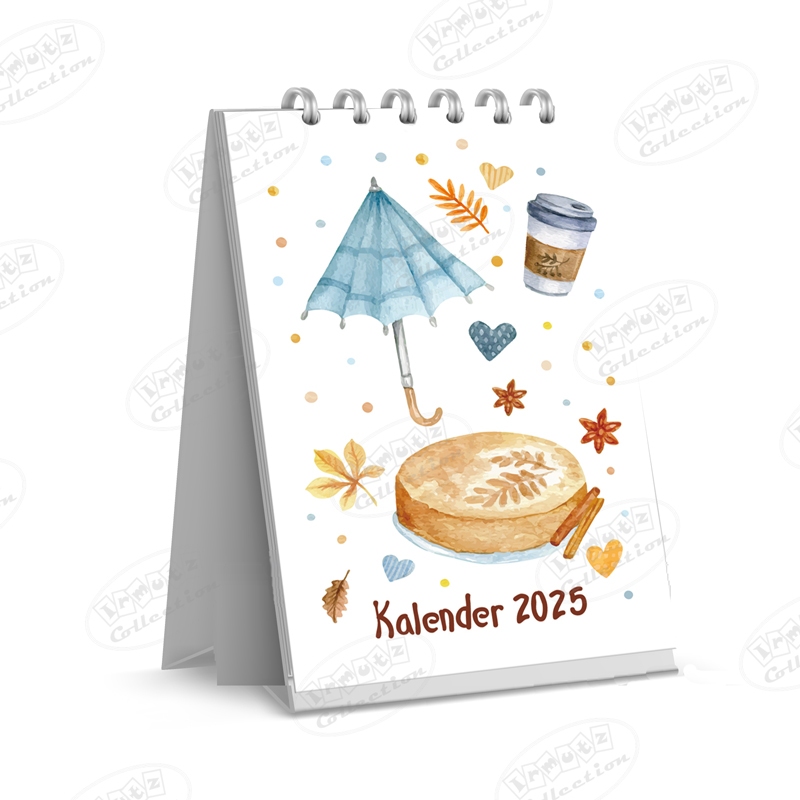 

Kalender 2025 Mini | Kalender Meja 2024 Hijab Dudukan Spiral