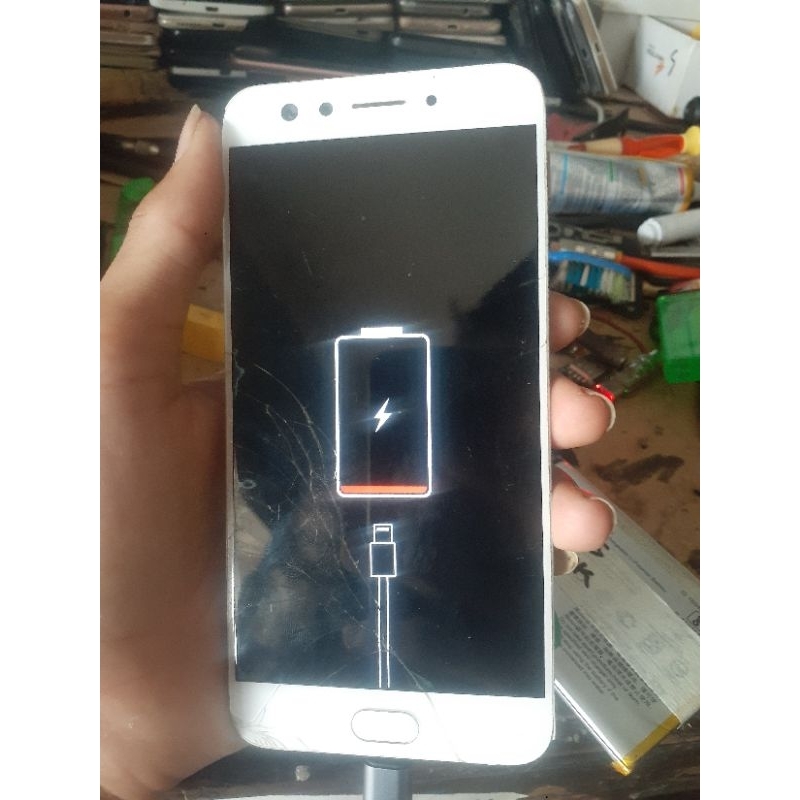 Lcd Tc Hp OPPO F3 minus tc retak lcd tompel ori cabutan Normal