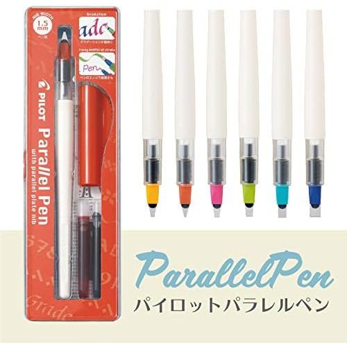 

Pilot Parallel Pen with Parallel Plate Nib for Calligraphy Pulpen Kaligrafi 1.5mm 2.4mm 3.0mm 3.8mm 4.5mm 6.0mm FPN-120R