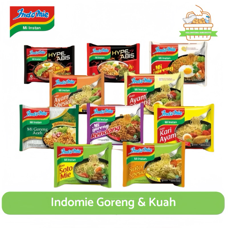

Kelontong SBY INDOMIE INSTAN GORENG KUAH ALL VARIANT PALING MURAH JUAL ECER