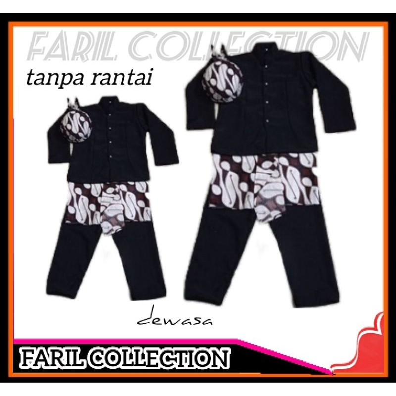 Baju Basofi Termurah Baju Dewasa Komplit Blangkon Dan Sembong (Tanpa Rantai) Baju Adat Jawa Timur Ba