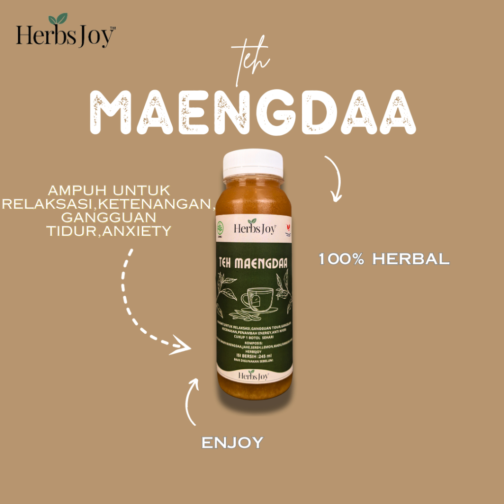 

Teh ketenangan siap minum relaksasi mengobati anxiety sehat mujarab herbsjoy