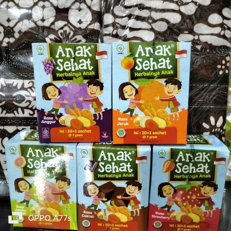 

anak sehat rasa coklat dan buah isi 10sachet