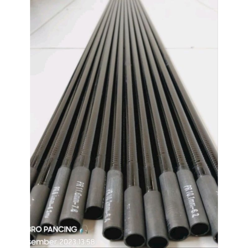 Blank Carbon Hollow Ruas no 3 Panjang 99cm Diameter 11.0mm-11.7mm