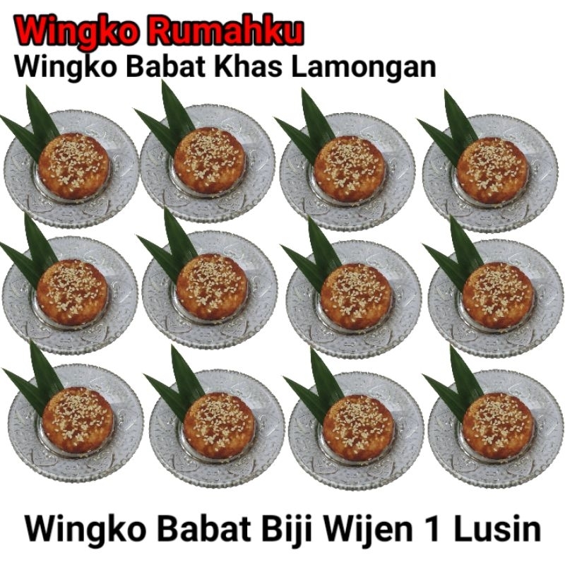 

Oleh Oleh Jawa Timur Wingko Babat Original Wijen 1 Lusin