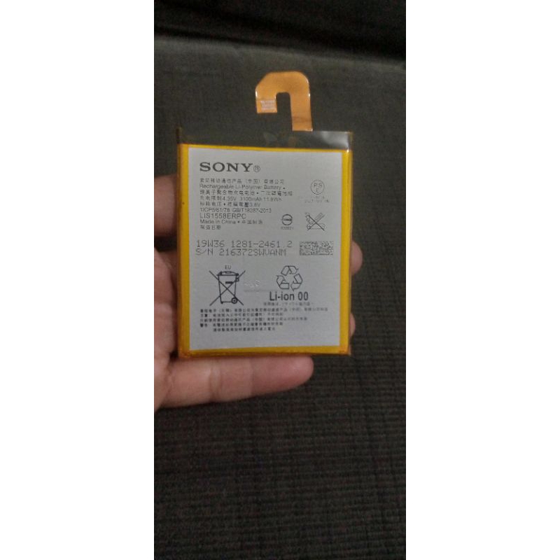 batery Sony Xperia Z3big bekas cabutan