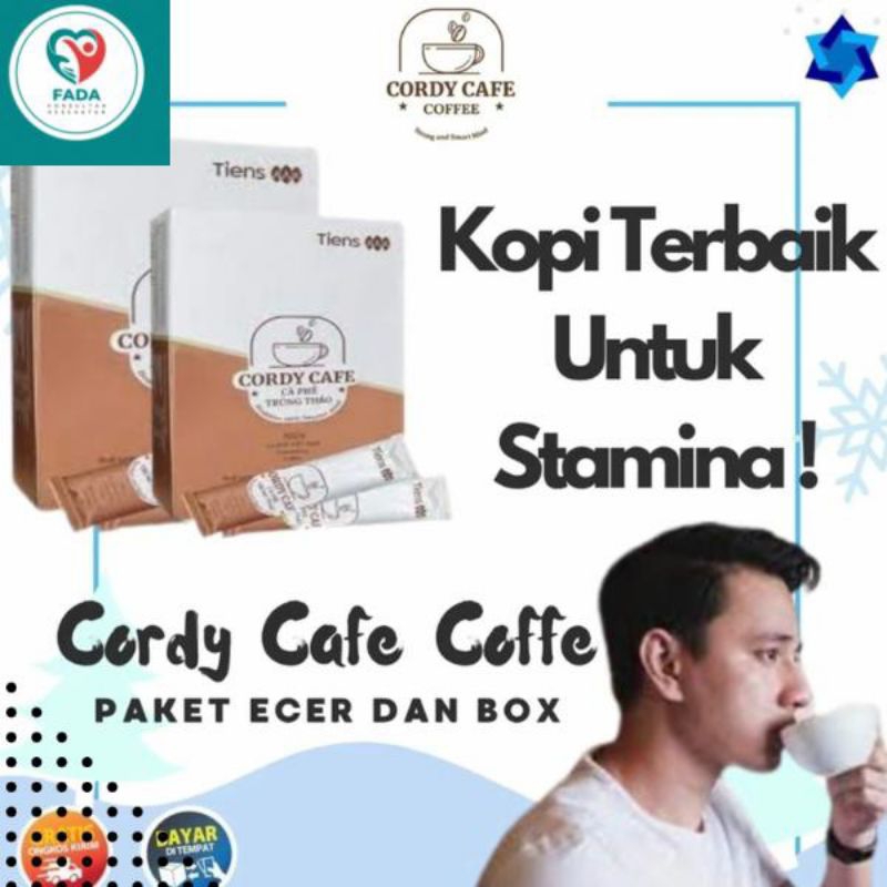 

[COD] Kopi Kesehatan Yang Enak Dan Sehat Kopi Herbal Krimer Rendah Gula Penambah Stamina Privasi Aman Kopi Robusta Arabica Premium CORDY CAFE