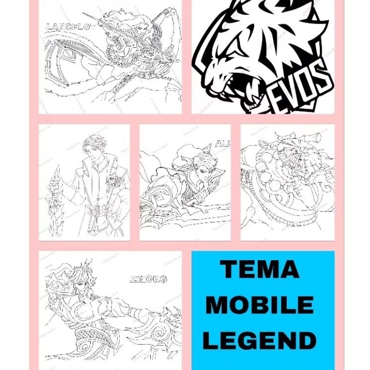 

GAMBAR MEWARNAI | TEMA MOBILE LEGEND| MEWARNAI TK PAUD DAN SD