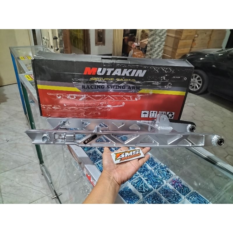 SWING ARM/AREM PANJANG CNC MX KING,MX NEW,MX OLD fiz r, JUPITER,vega r, force 1 MUTAKIN MALESYA ORIG