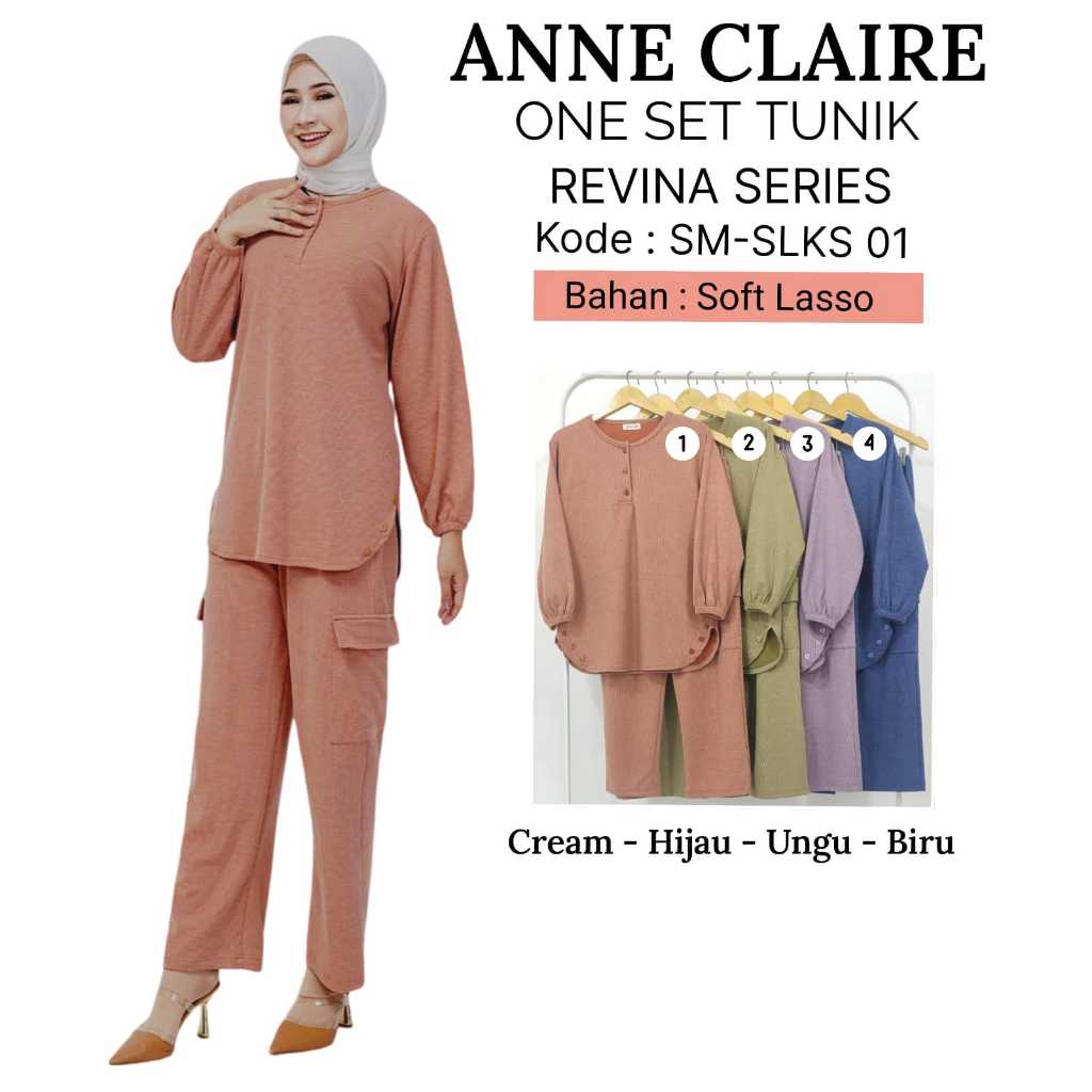 ONESET ANNE CLAIRE TUNIK REVINA (SM-SLKS 01)