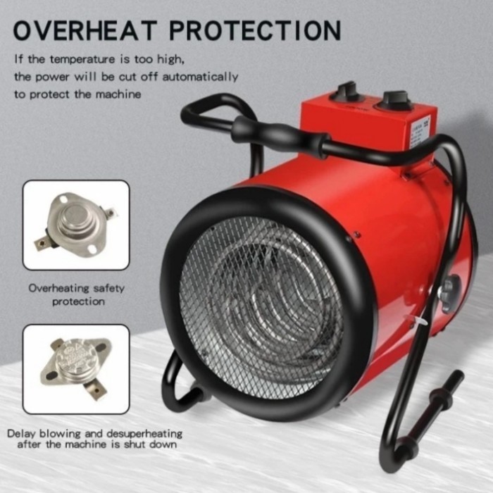 Blower Pemanas Ruangan 5kw 220V Blower Kandang Fan Heaters