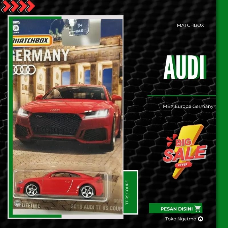 MATCHBOX EUROPE GERMANY " Audi TT RS Coupe "