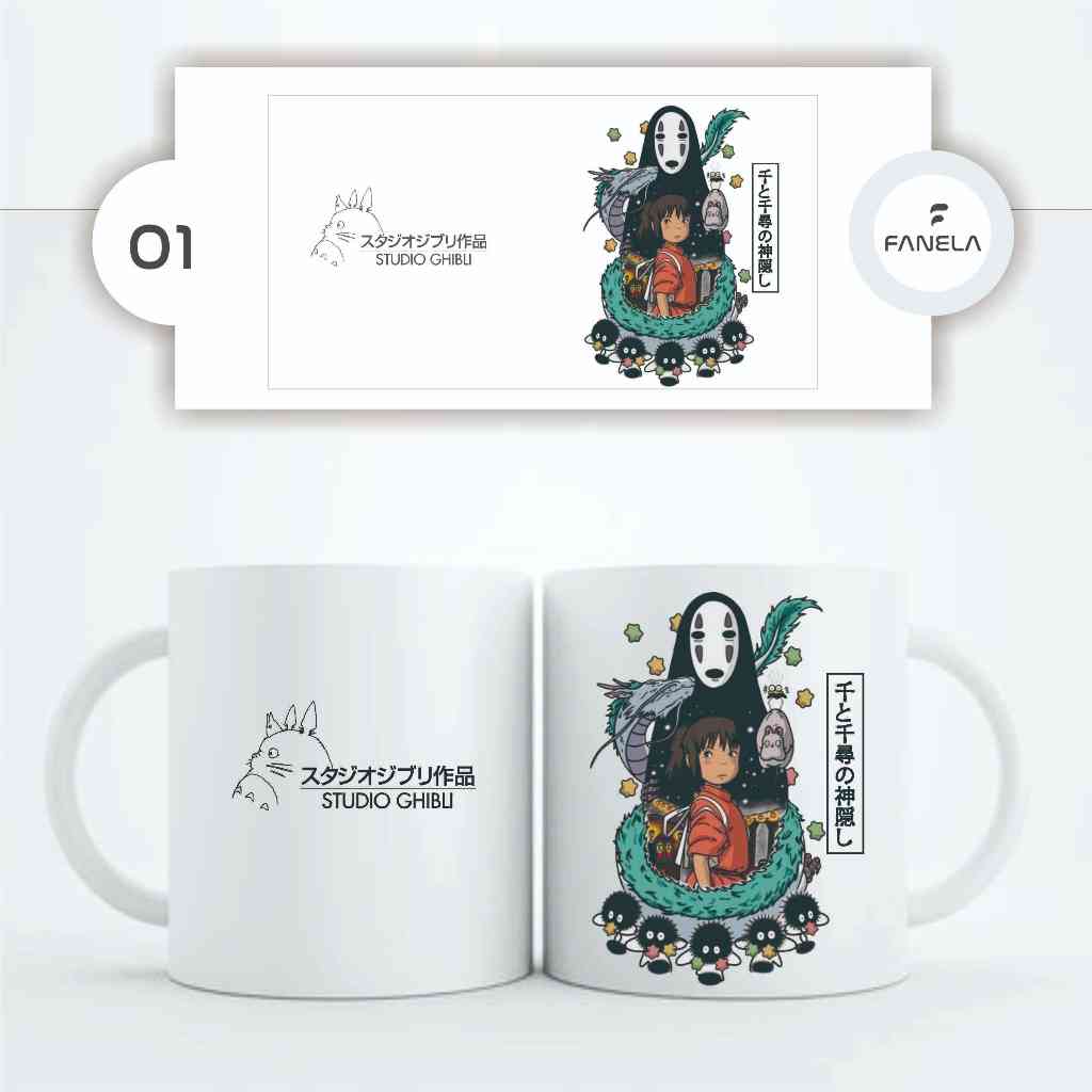 Gelas Kopi Spirited Away Mug Spirited Away Cangkir Spirited Away