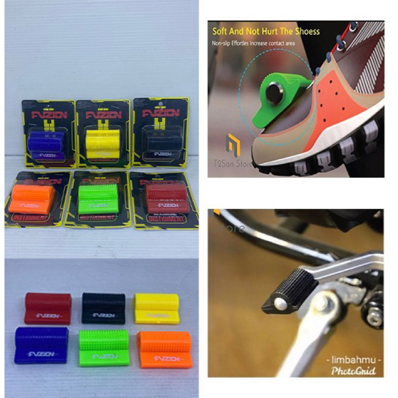 Karet operan gigi motor FUZION / Cover pedal tuas gigi pelindung motor /karet gigi motor