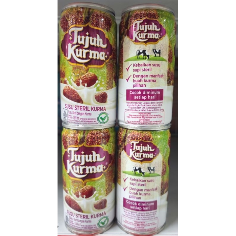 

Tujuh Kurma Susu Steril 189ml Can