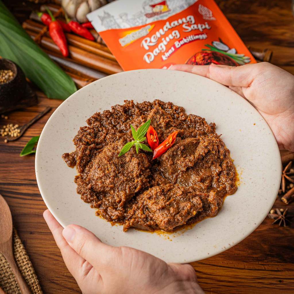 

Rendang Daging Sapi Padang Instan 200gr Asli Padang - Rendang Dapur Uni Rahmah