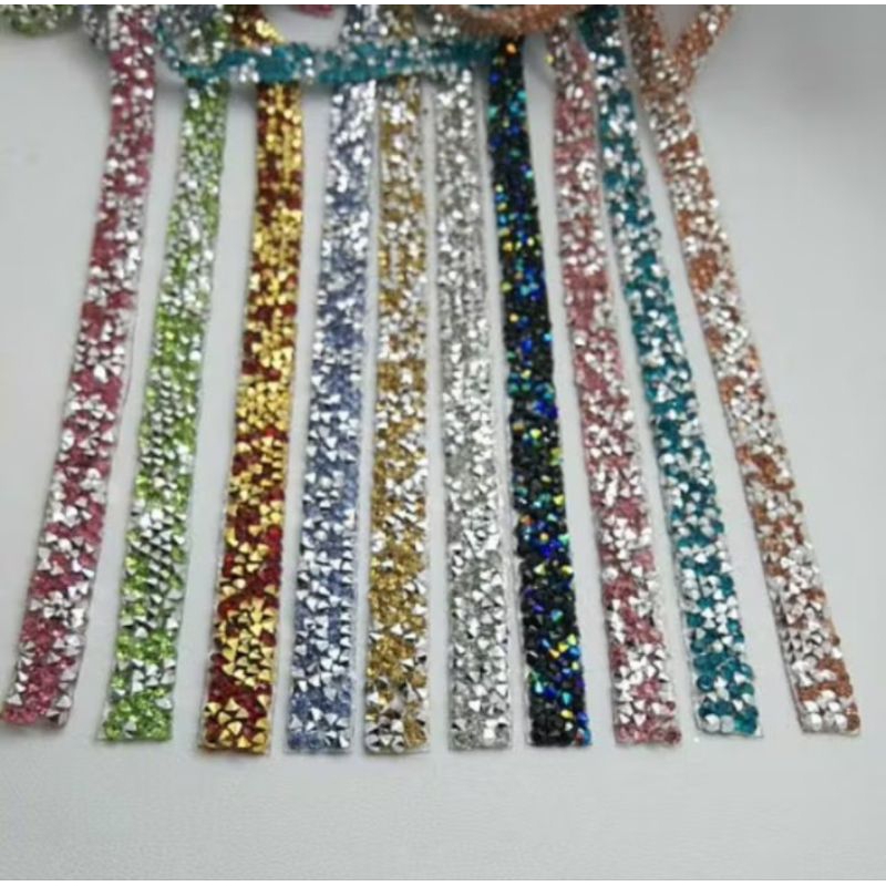 [PER BARIS] Diamond Tikar / Crystal Tabur / Payet Tabur / Payet Tikar Gosok Motif Acak