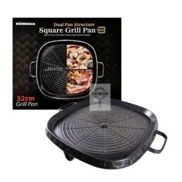 Bulgogi Square Grill Pan 32cm Anti Lengket Murah
