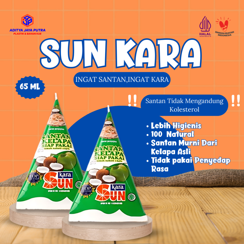 

65mL SUN KARA Santan Kelapa siap pakai / Instant Coconut Milk [Halal]