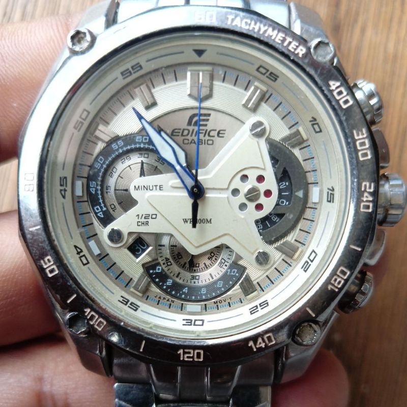 casio edifice ef 560 chrono full original bekas/second