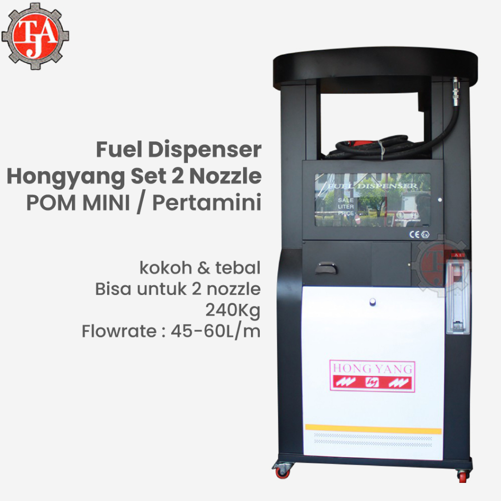 Mesin Pom Mini Pertamini Fuel Dispenser Hongyang Set 2 Nozzle