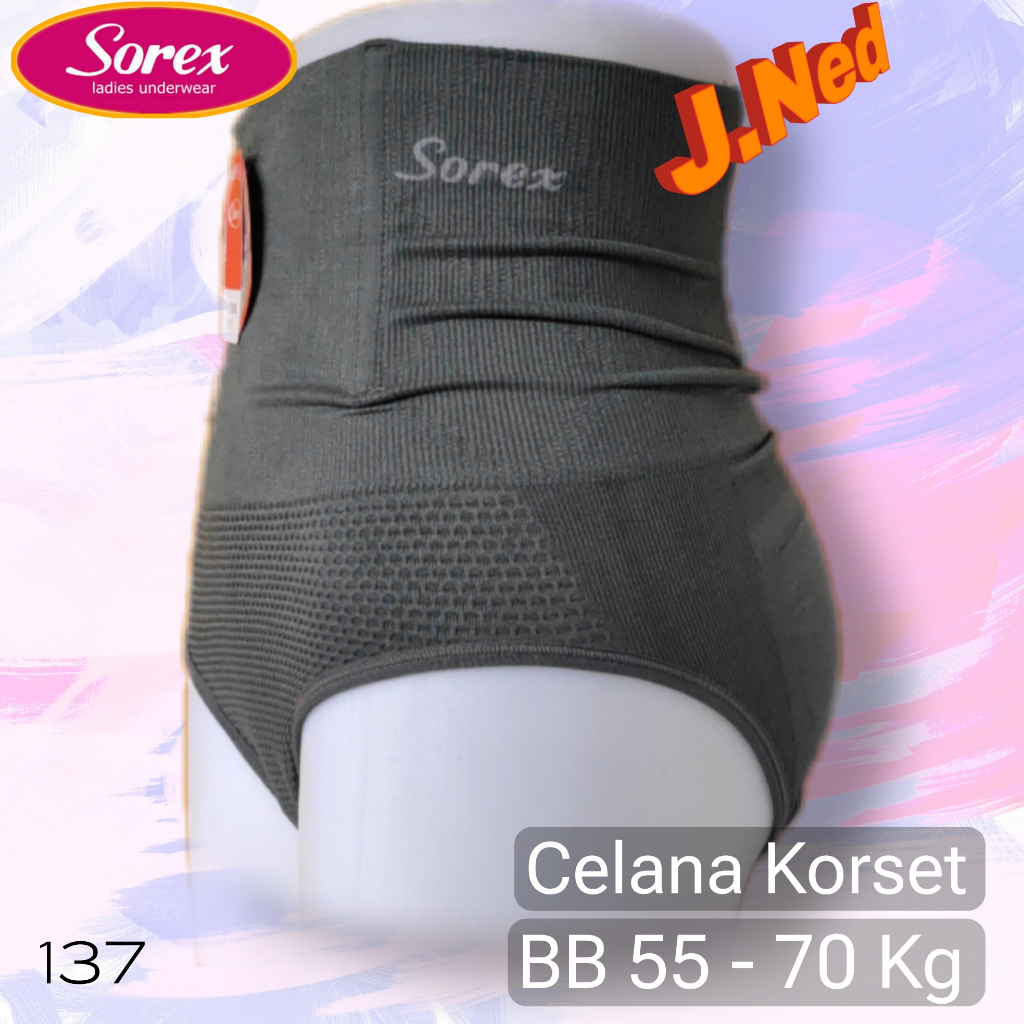 J137 Sorex Celana Korset Wanita, Cd Korset Sorex Free Size BB 55 - 70 Kg