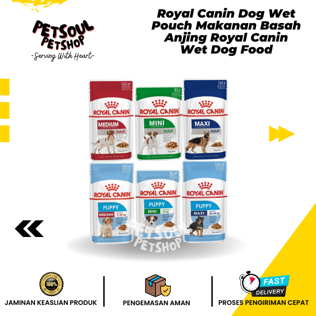 Royal Canin Dog Wet Pouch Makanan Basah Anjing Royal Canin Wet Dog Food